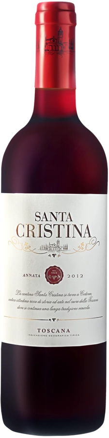 Вино SANTA CRISTINA Тоскана ординарное красное сухое, 0.75л