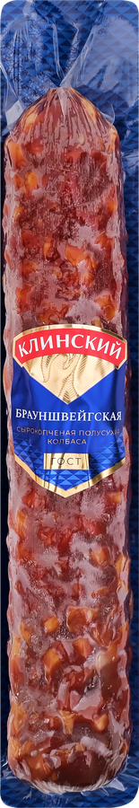 Колбаса сырокопченая МК КЛИНСКИЙ Брауншвейгская, высший сорт, весовая