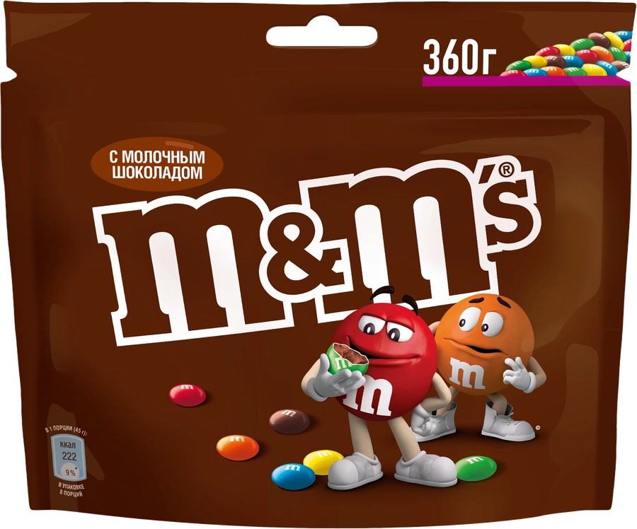 Драже M&M'S Шоколад, 360г