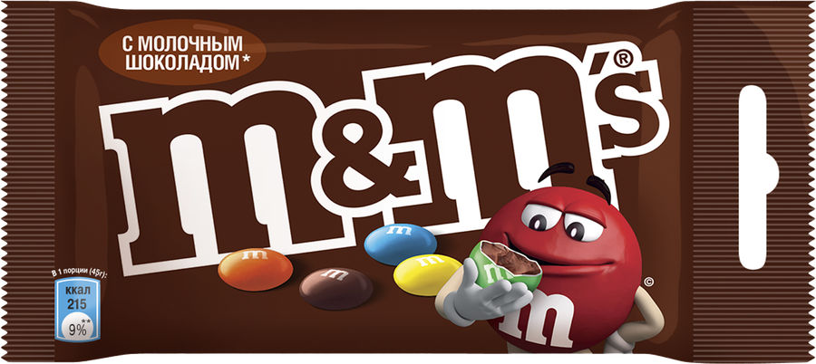 Драже M&M'S Шоколад, 45г