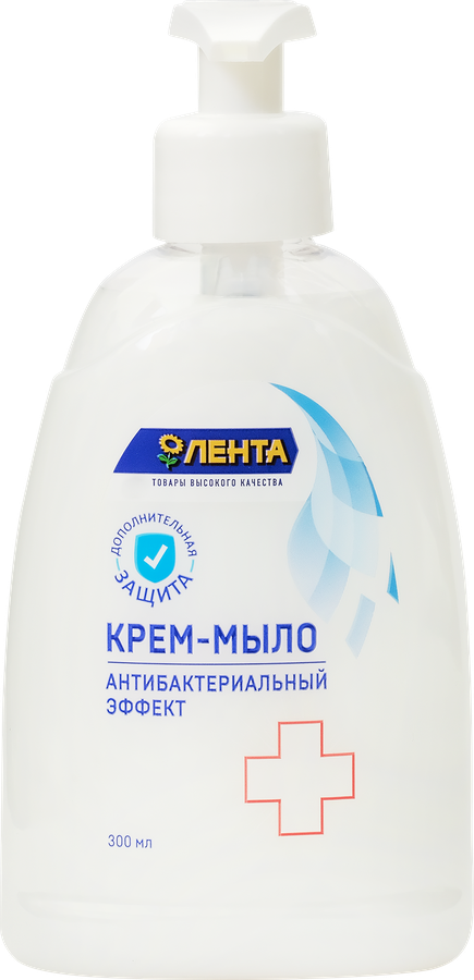 Жидкое крем-мыло ЛЕНТА Экстракт календулы с антибактериальным эффектом, 300мл