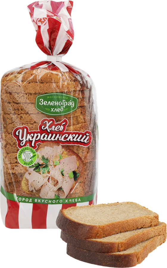 Хлеб формовой ХЛЕБОЗАВОД №28 Украинский новый, в нарезке, 700г