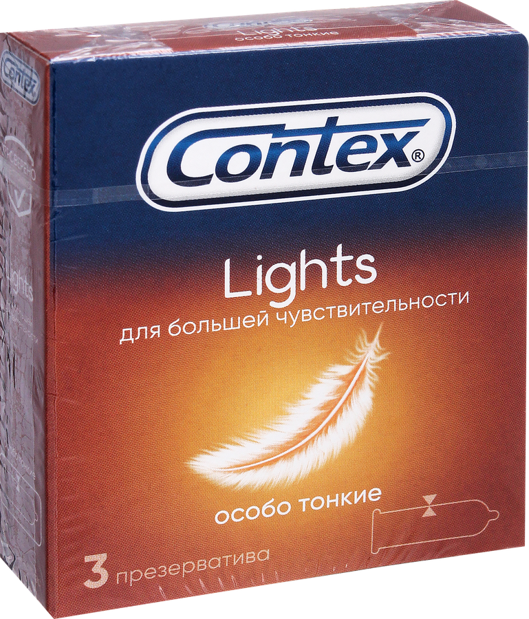 Презервативы CONTEX №3 Lights