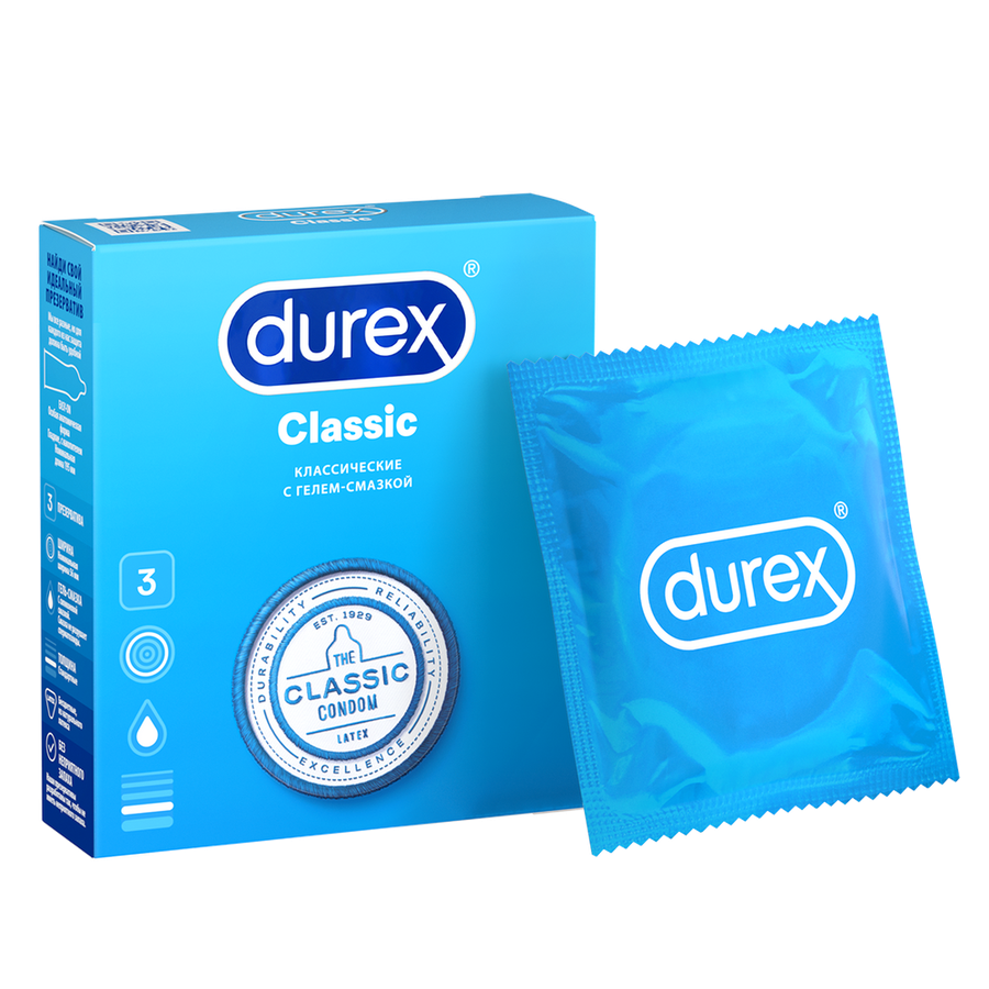 Презервативы DUREX №3 Classic