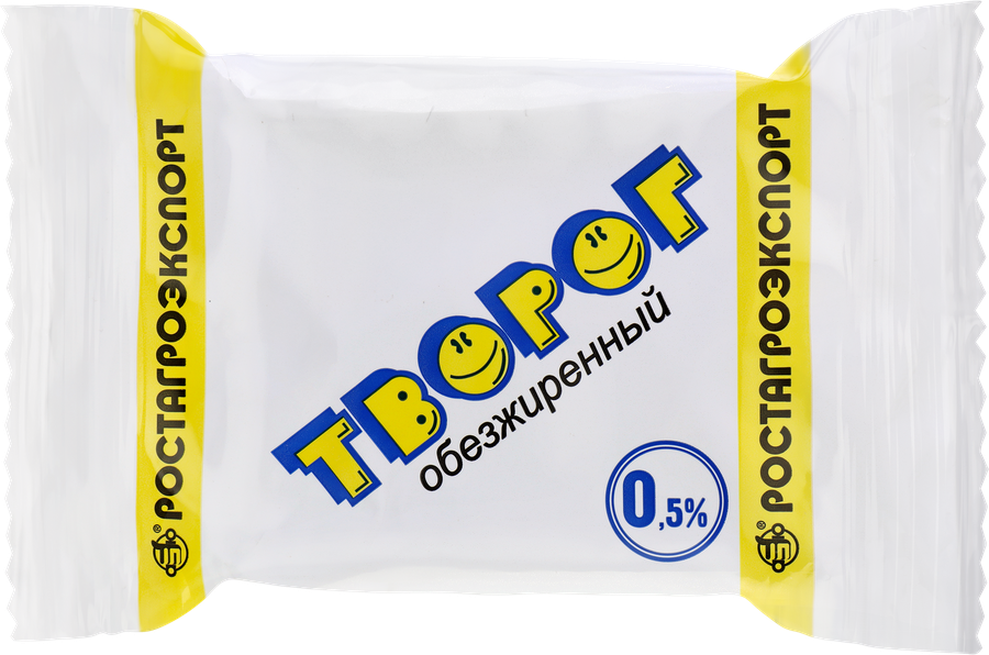Творог РОСТАГРОЭКСПОРТ 0%, без змж, 180г