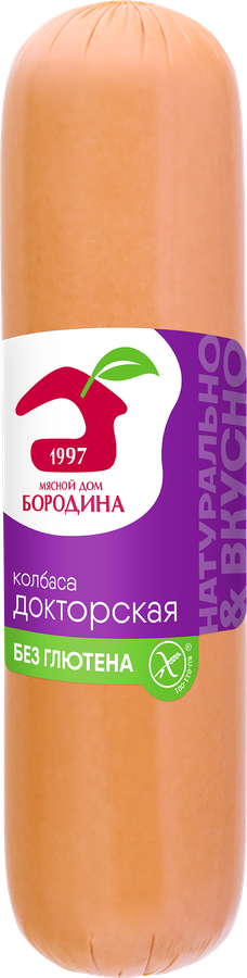 Колбаса вареная МД БОРОДИНА Докторская, весовая