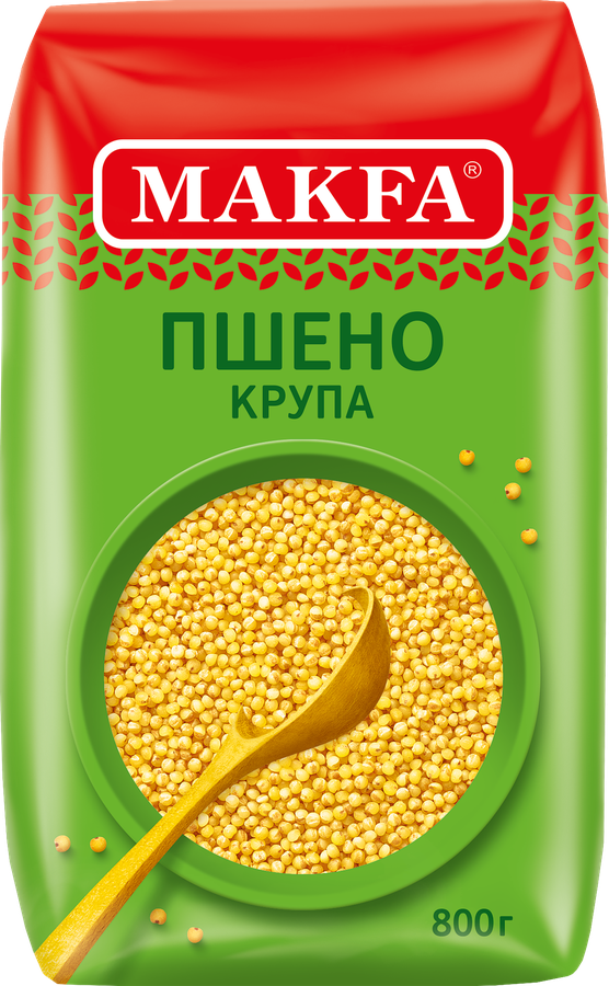 Пшено MAKFA шлифованное высший сорт, 800г