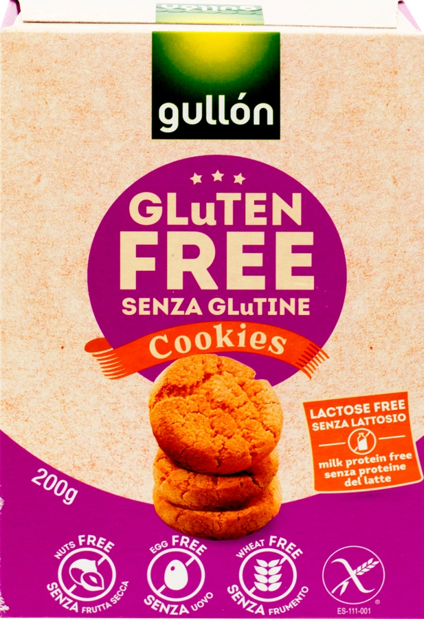 Печенье безглютеновое GULLON Cookies, 200г