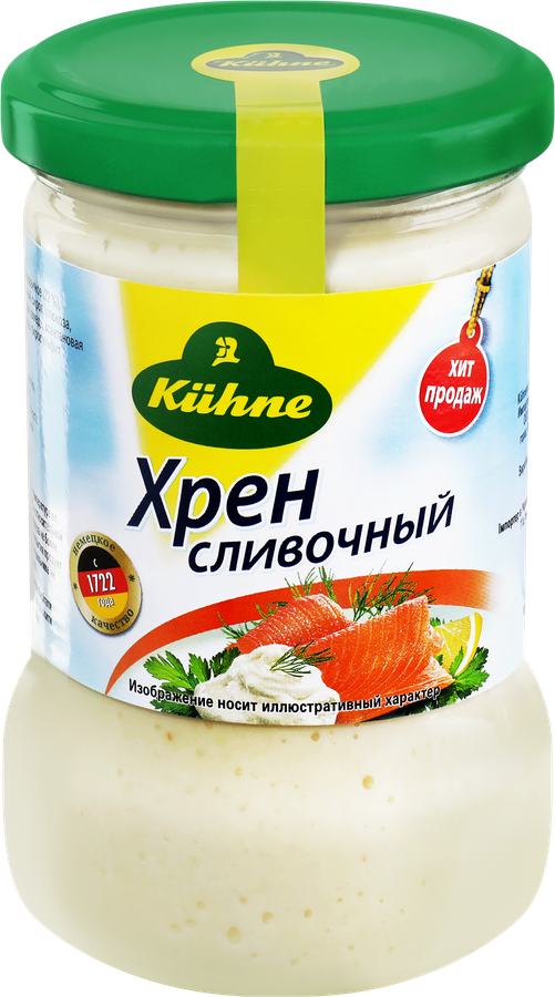 Хрен KUHNE Сливочный, 250мл