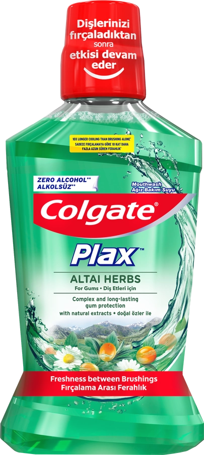 Ополаскиватель для десен COLGATE Plax Алтайские травы, 500мл