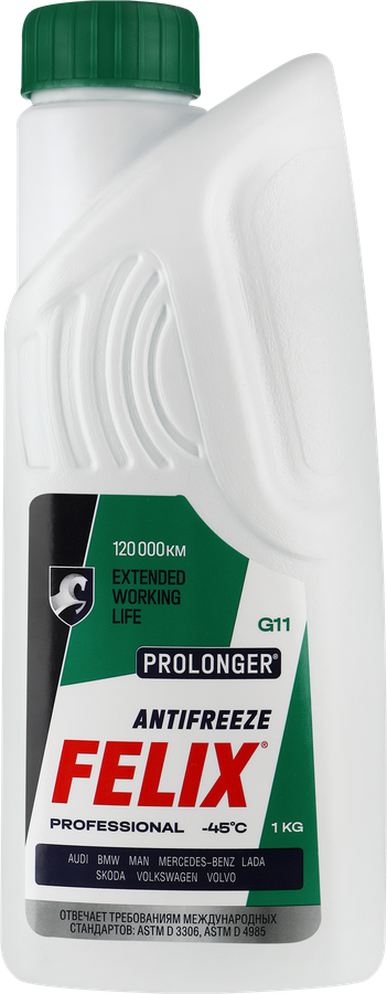 Антифриз FELIX Prolonger G-11 зеленый Арт. 430206030, 1л