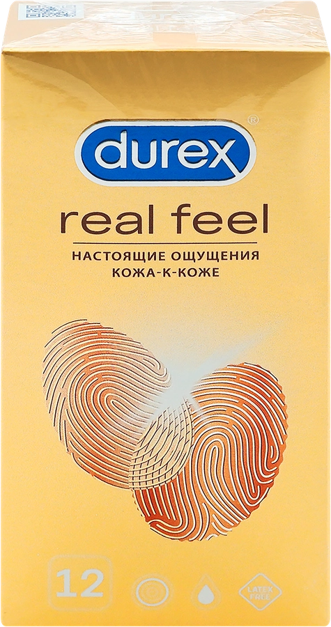 Презервативы DUREX Real Feel, 12шт