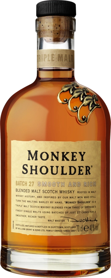 Виски MONKEY SHOULDER Ориджинал Шотландский солодовый 40%, 0.7л