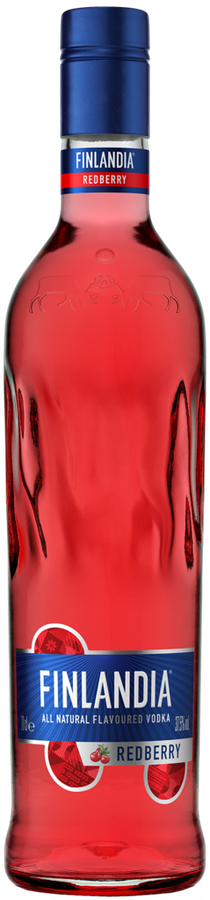 Напиток спиртной FINLANDIA Redberry со вкусом клюквы 37,5%, 0.7л
