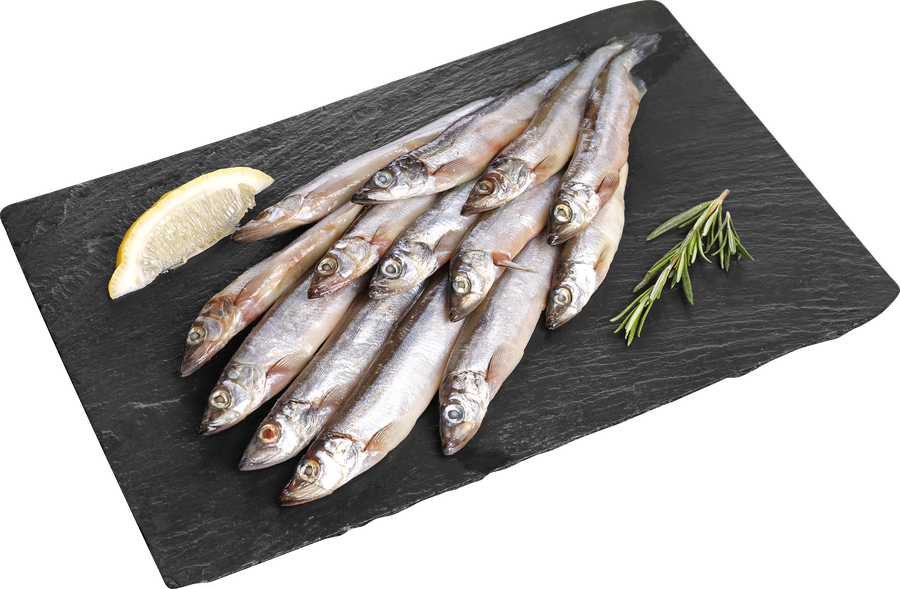 Мойва ЛЕНТА FRESH непотрошеная с головой (из замороженного сырья), весовая