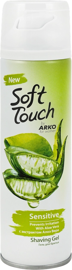 Гель для бритья женский ARKO Soft Touch для чувствительной кожи, 200мл