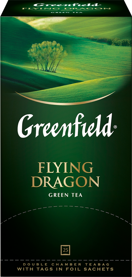 Чай зеленый GREENFIELD Flying Dragon, 25пак