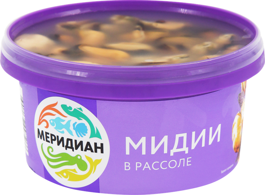 Мидии МЕРИДИАН в рассоле, 430г