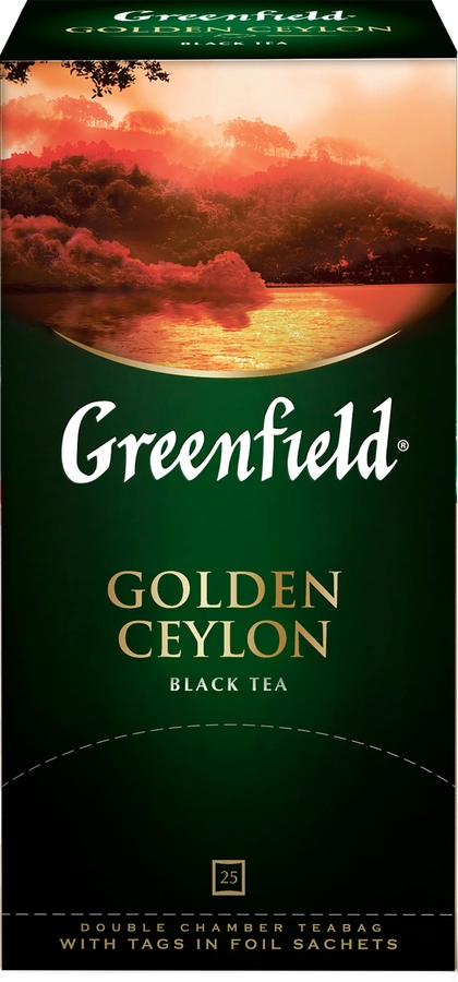 Чай черный GREENFIELD Golden Ceylon, 25пак