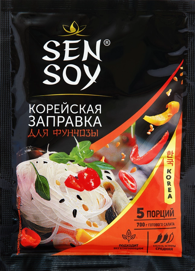 Заправка для фунчозы SEN SOY Premium Корейская, 80г