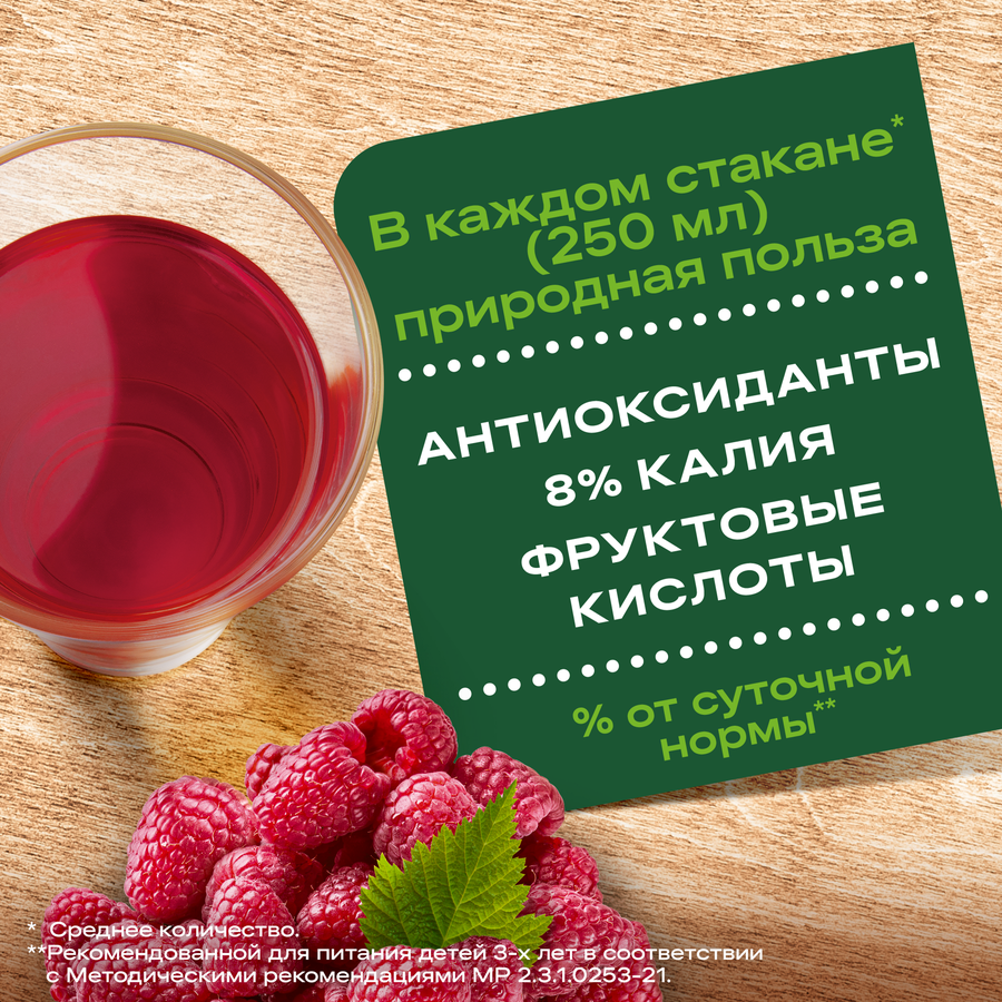 Нектар ДОБРЫЙ Яблоко, черноплодная рябина, малина, 1л, превью