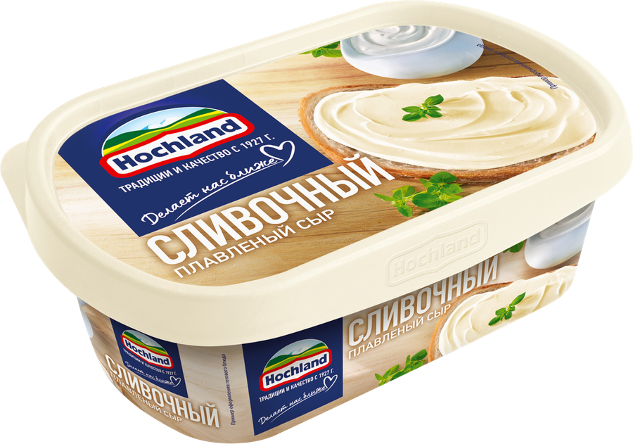 Сыр плавленый HOCHLAND сливочный 55%, без змж, 200г