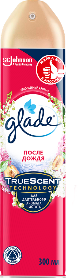 Освежитель воздуха GLADE После дождя, 300мл