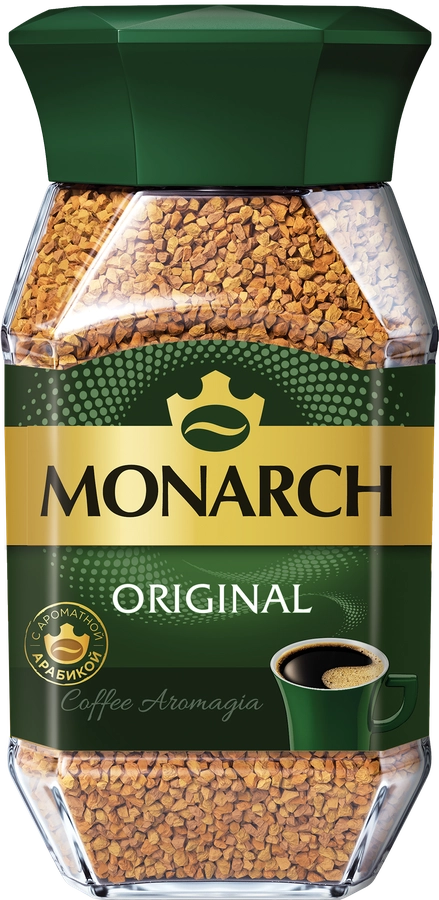 Кофе растворимый MONARCH Original натуральный сублимированный, 190г