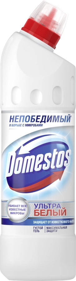 Средство для чистки туалета DOMESTOS Эксперт сила 7 Ультрабелый, 500мл