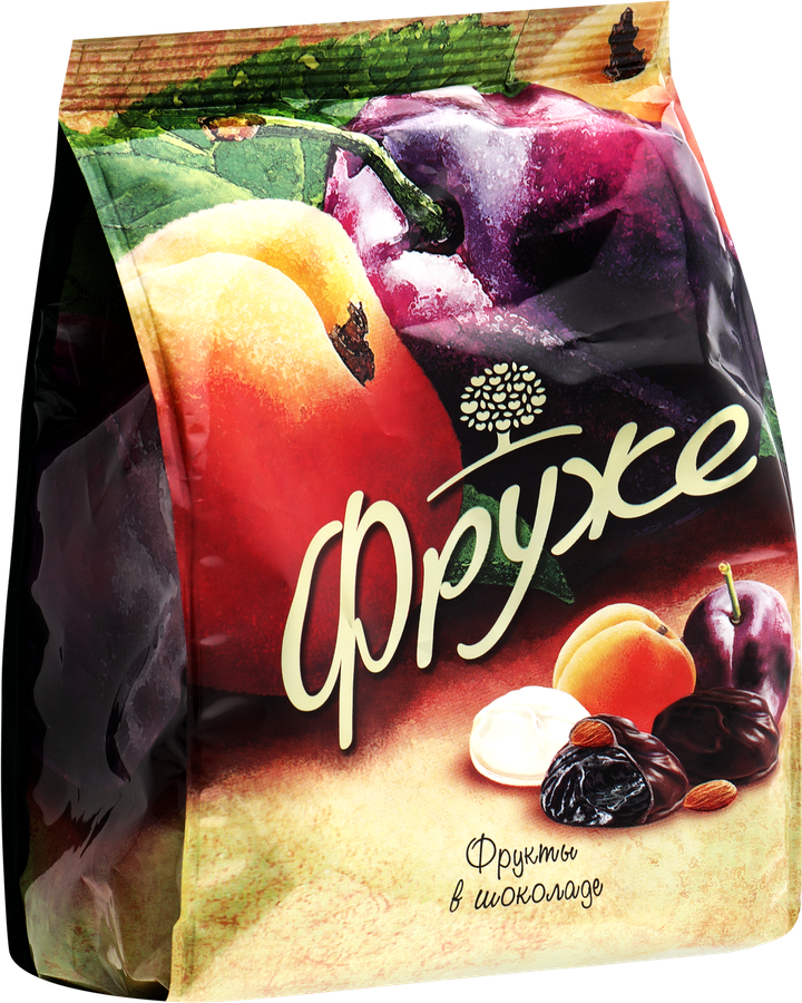 Конфеты ФРУЖЕ Фрукты в шоколаде, 190г, предпросмотр