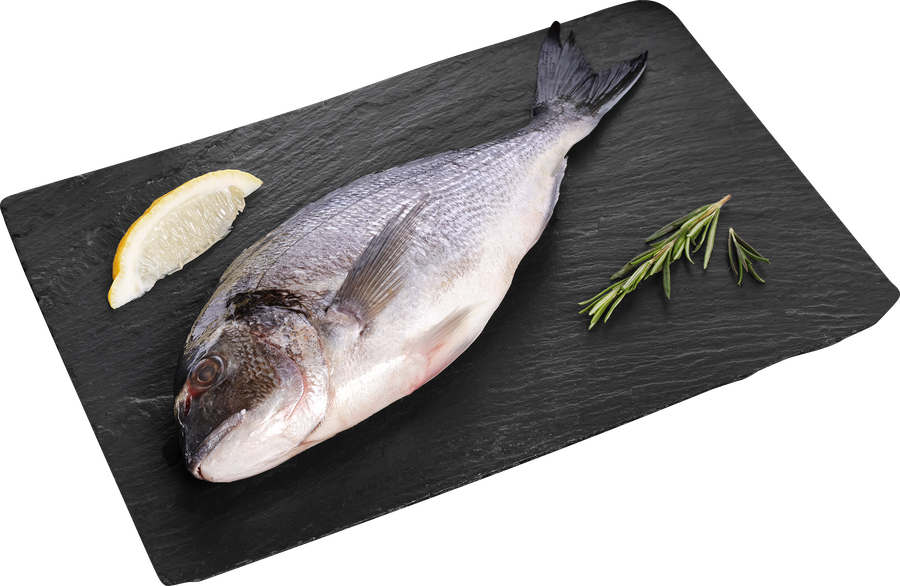 Дорадо ЛЕНТА FRESH непотрошеная с головой (из замороженного сырья) 
300–600г, весовая