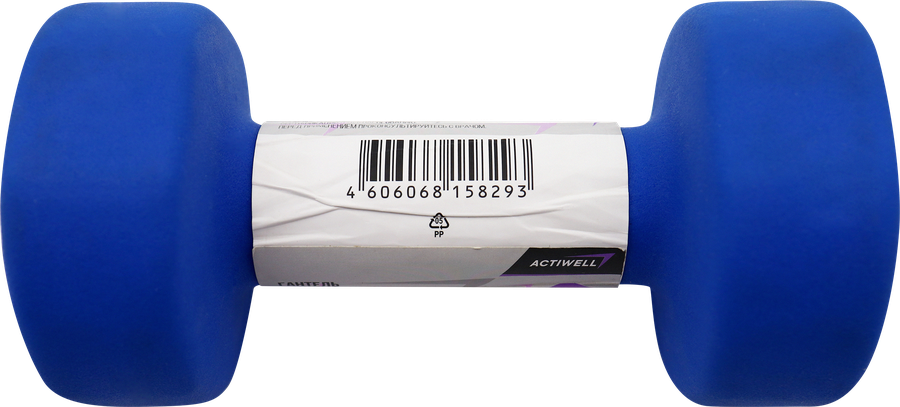 Гантель ACTIWELL 5кг неопреновая, цвета в ассортименте, Арт. IR92004-D-5 
kg