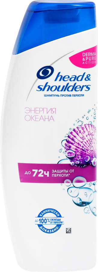 Шампунь против перхоти HEAD&SHOULDERS Энергия океана, 400мл