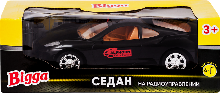 Игрушка BIGGA Седан на радиоуправлении 1:18, в ассортименте Арт. YDF838A-2/YDF838A-3
