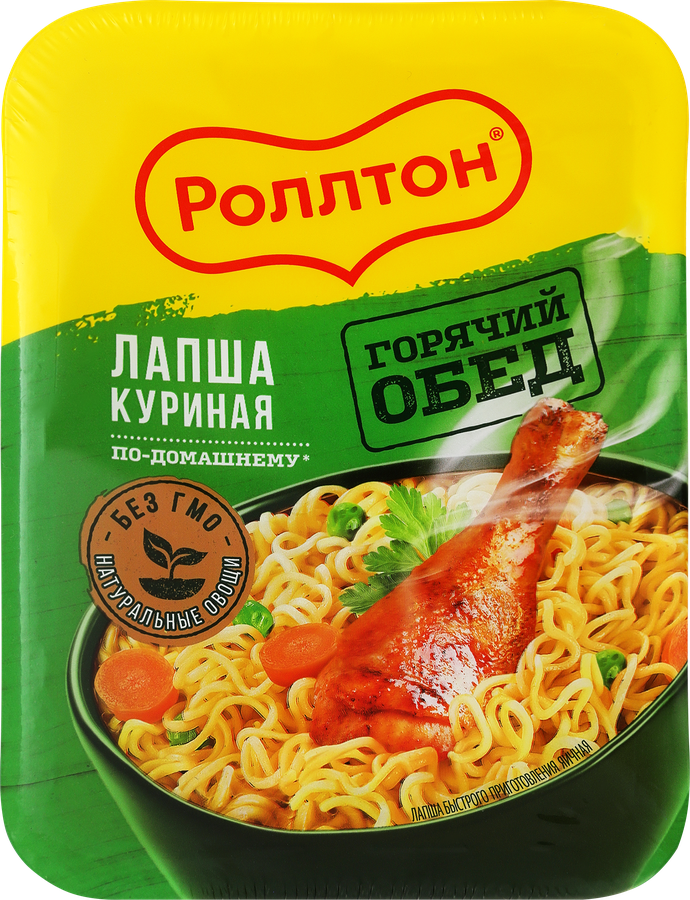 Лапша РОЛЛТОН куриная По-домашнему, 90г