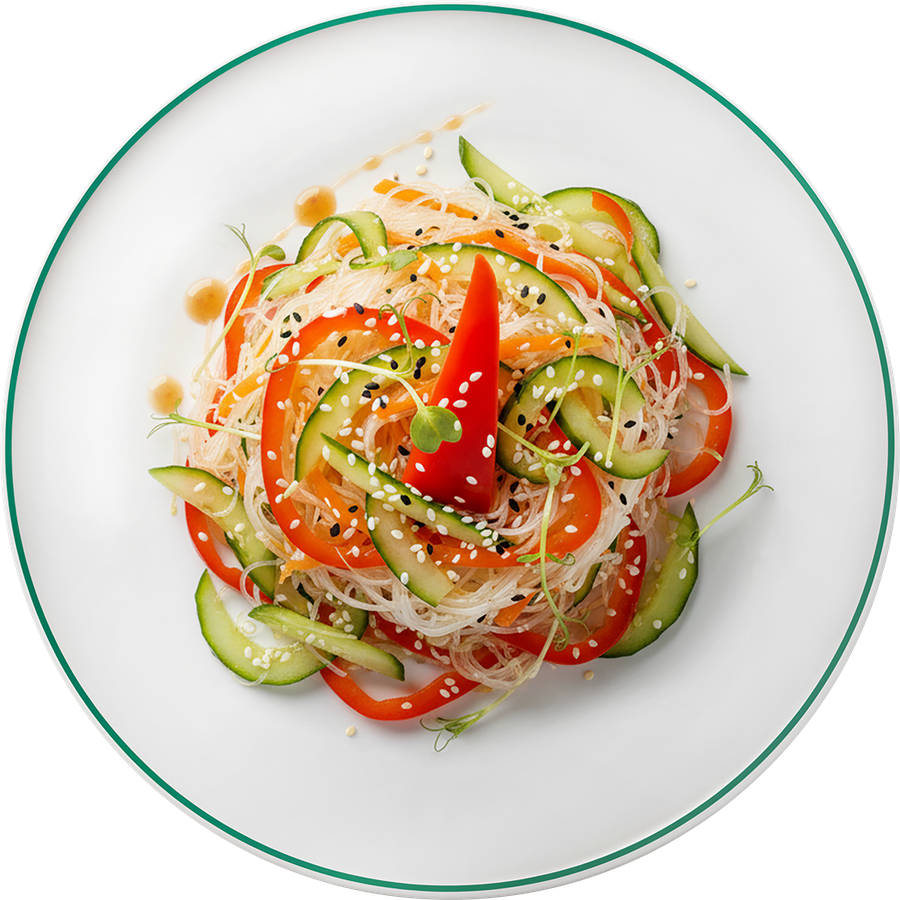 Фунчоза ЛЕНТА FRESH По-восточному с овощами, весовая, предпросмотр