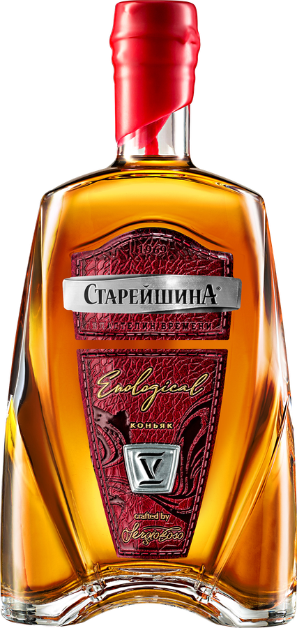 Коньяк СТАРЕЙШИНА 5 лет 40%, 1л
