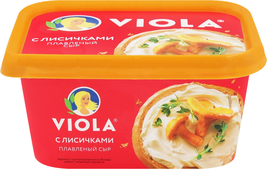 Сыр плавленый VIOLA с лисичками 50%, без змж, 400г