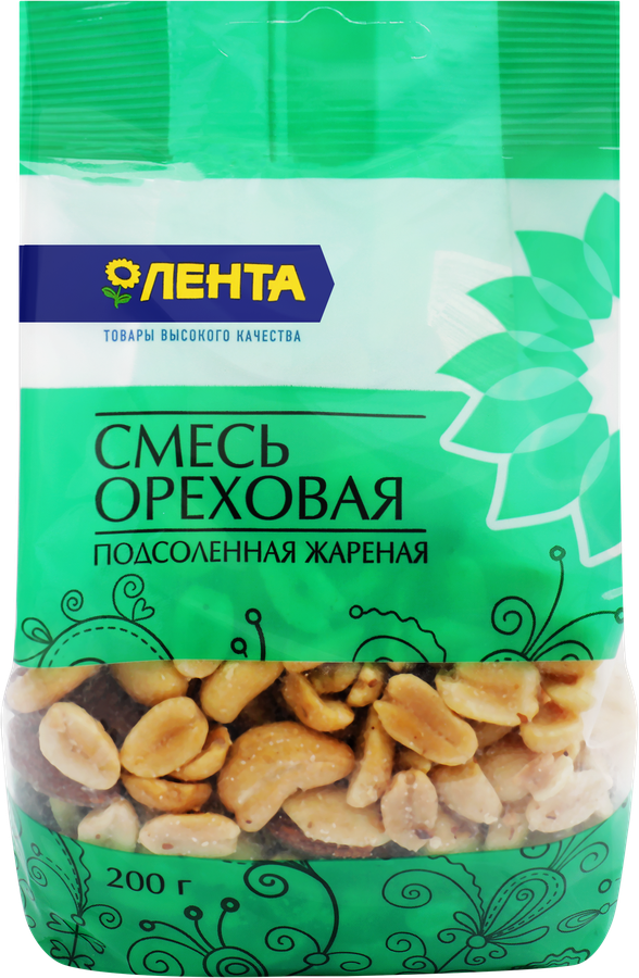 Смесь ореховая ЛЕНТА жареная, 200г