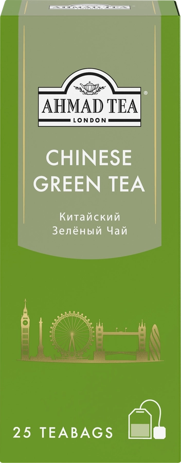 Чай зеленый AHMAD TEA Китайский, 25пак