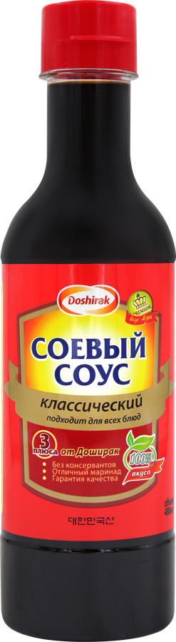 Соус соевый ДОШИРАК Классический, 480мл
