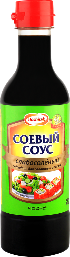 Соус соевый ДОШИРАК слабосоленый, 480мл