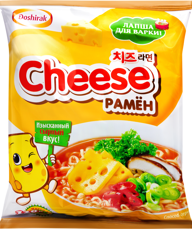Лапша DOSHIRAK Cheese рамен с сыром, 110г
