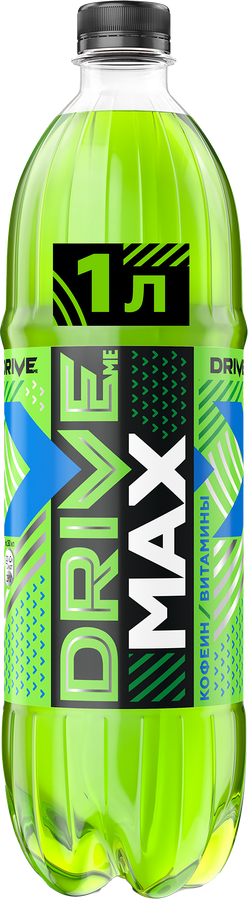 Напиток энергетический DRIVE ME Max сильногазированный, 1л