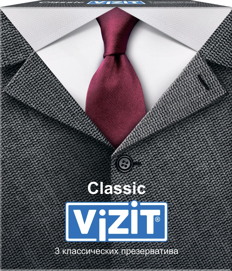 Презервативы VIZIT Classic Классические, 3шт