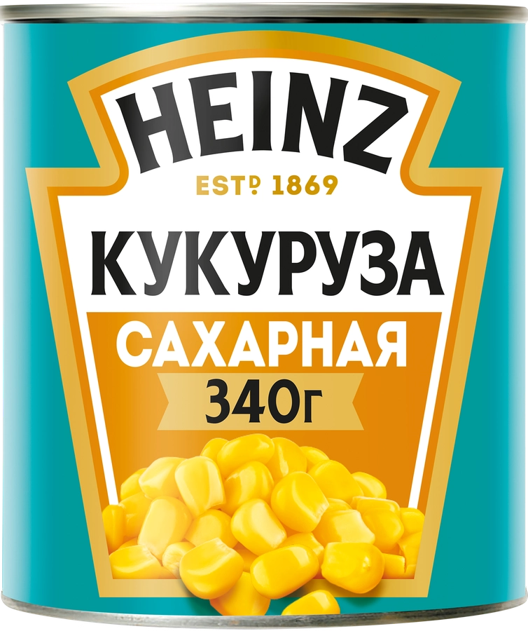 Кукуруза HEINZ сладкая консервированная, 340г