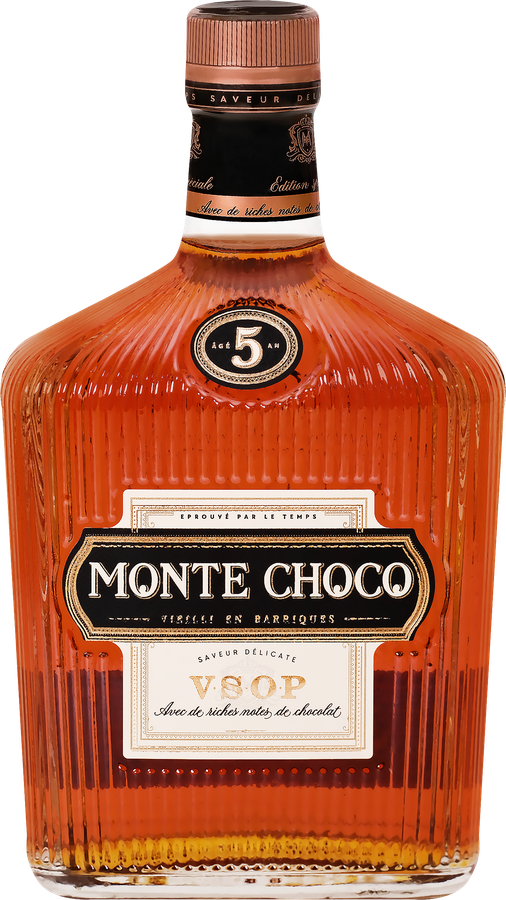 Коньяк MONTE CHOCO Шоколадная гора 5 лет, 40%, 0.5л