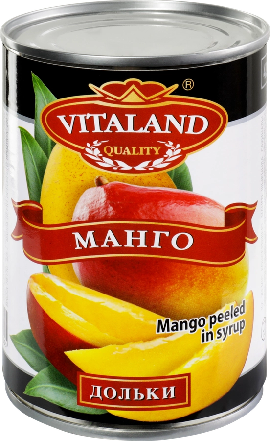 Манго VITALAND дольки, 425г