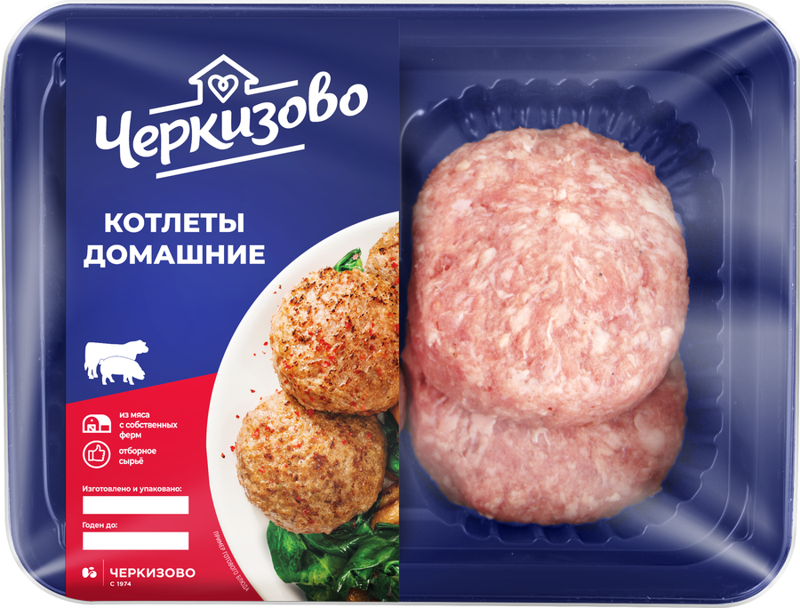 Котлеты из свинины и говядины ЧЕРКИЗОВО Домашние, 400г