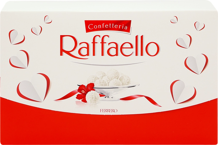 Конфеты RAFFAELLO с цельным миндальным орехом в кокосовой обсыпке, 90г